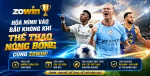 ZOWIN promotion image ZOWIN thể thao banner khuyến mãi